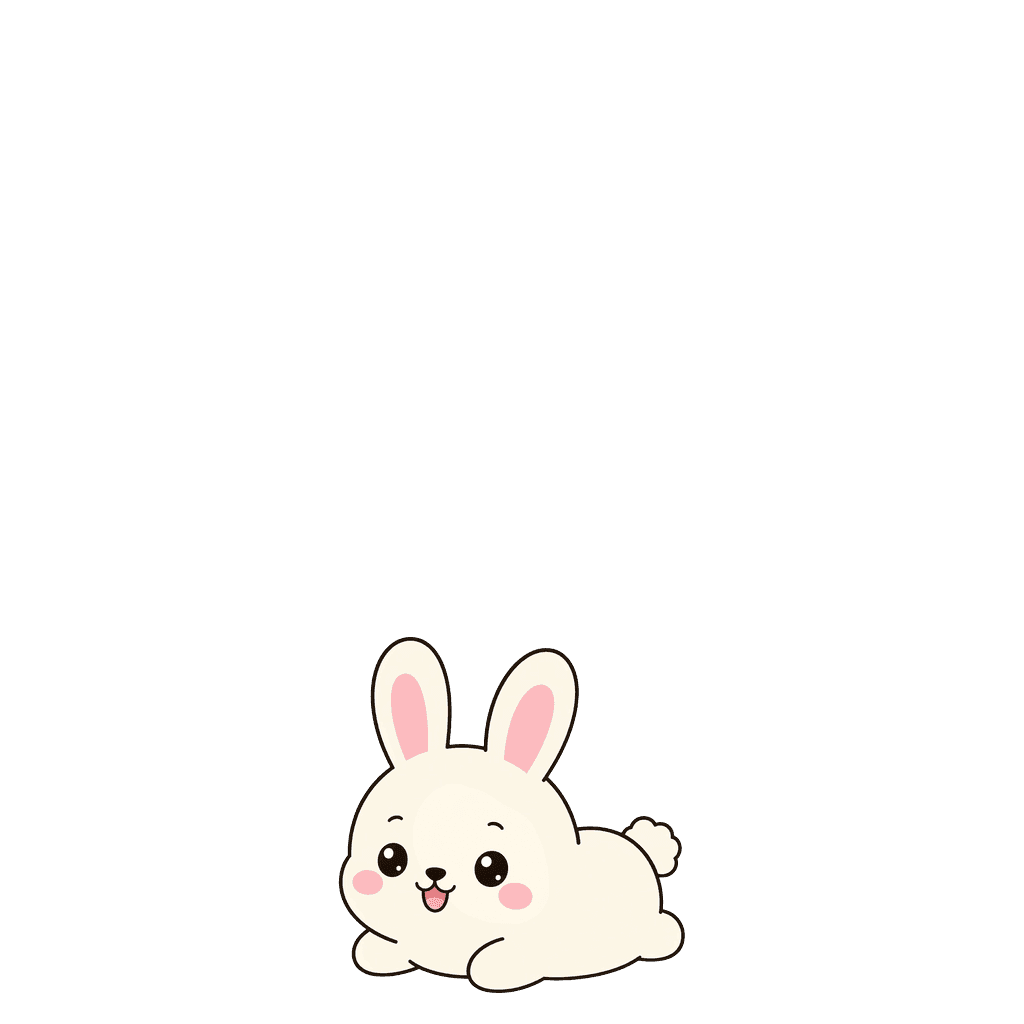 A Mewvori rabbit companion holding a small leaf